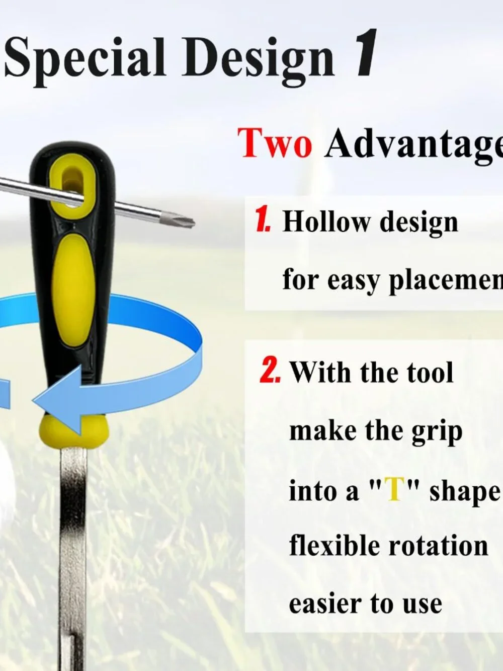 V-Groove Golf Grip Removal Tool, 11